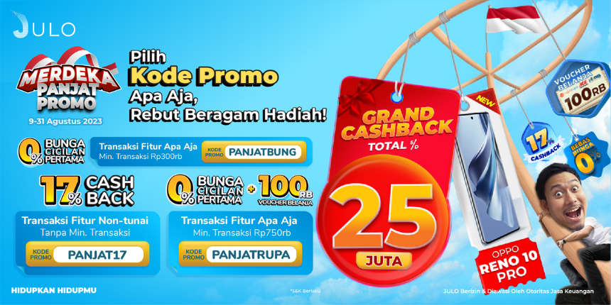 Promo Merdeka Panjat dengan JULO!