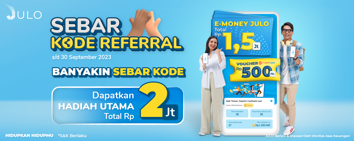 Pengumuman Pemenang SEBAR KODE REFERRAL September 2023