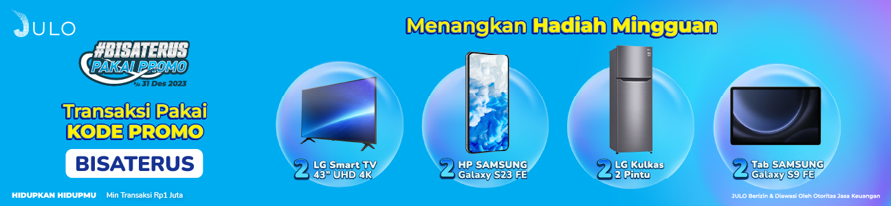 #BISATERUS Pakai Promo