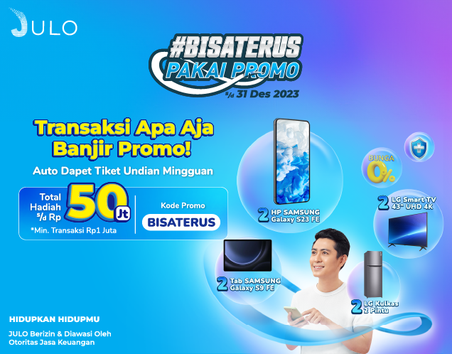 #BISATERUS PAKAI PROMO