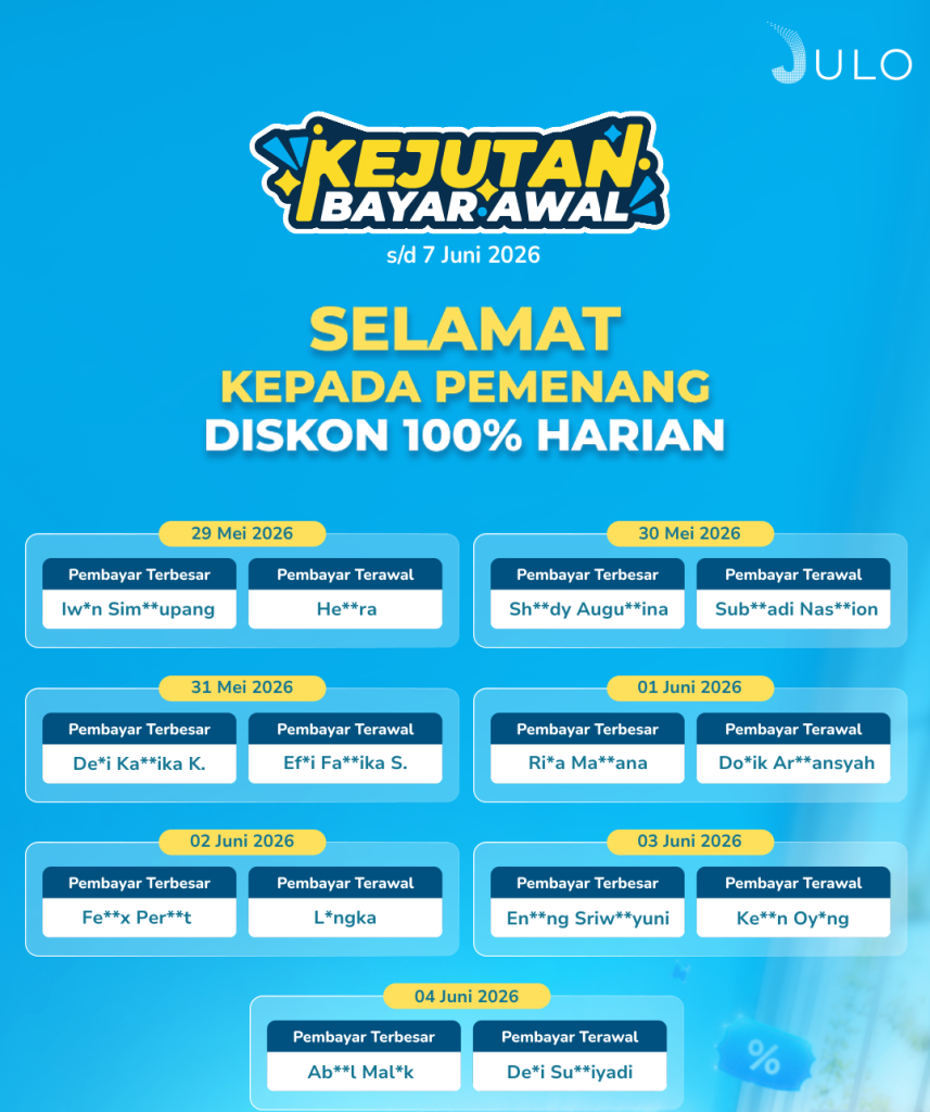 KEJUTAN BAYAR AWAL