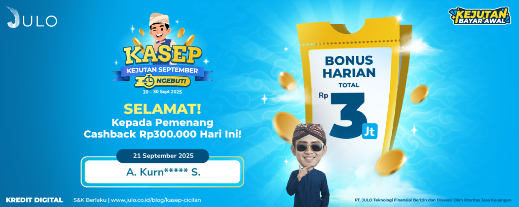 KEJUTAN SEPTEMBER CICILAN