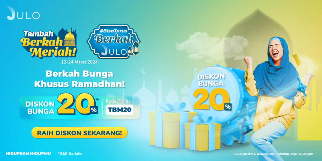 Diskon Bunga 20%